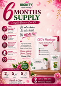 Dignity Wellness Pack – 6 Months Complete Feminine Care Kit